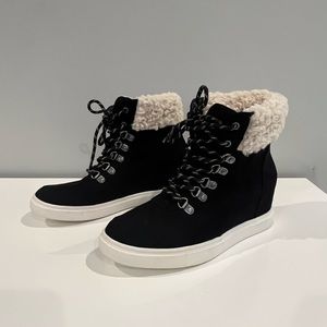 Madden Girl Wedge Sneaker Booties - Size 7.5